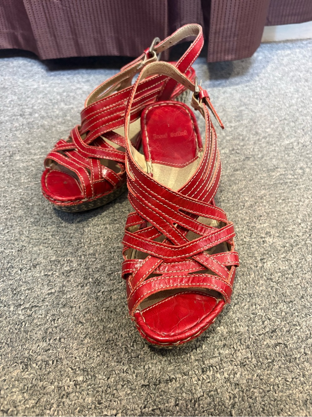 Josef Seibel - Red Strappy Sandals
